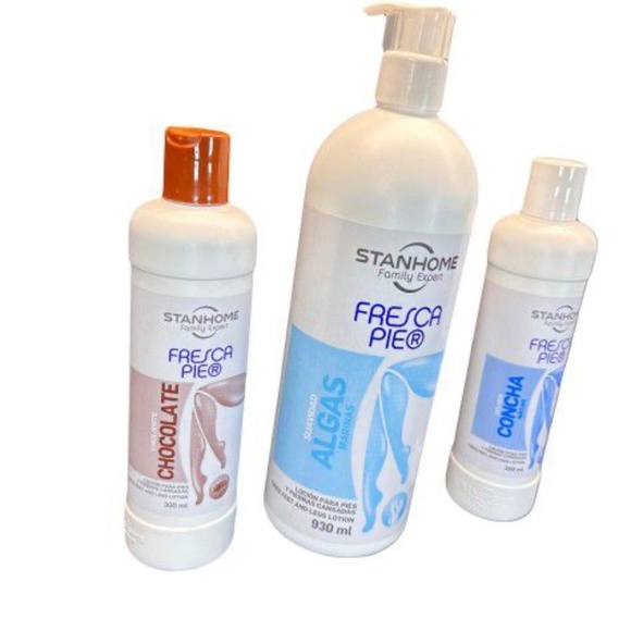 STANHOME FRESCA PIE SEAWEEDS 930ml NACRE SHELL 300ml CHOCOLATE 300ml FEETLOTIONS - Picture 3 of 8